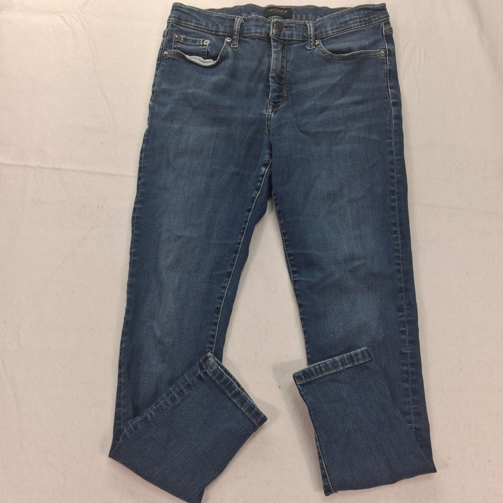 Banana Republic Jeans Womens 31/12 Sculpt Skinny Blue Stretch Denim EUC